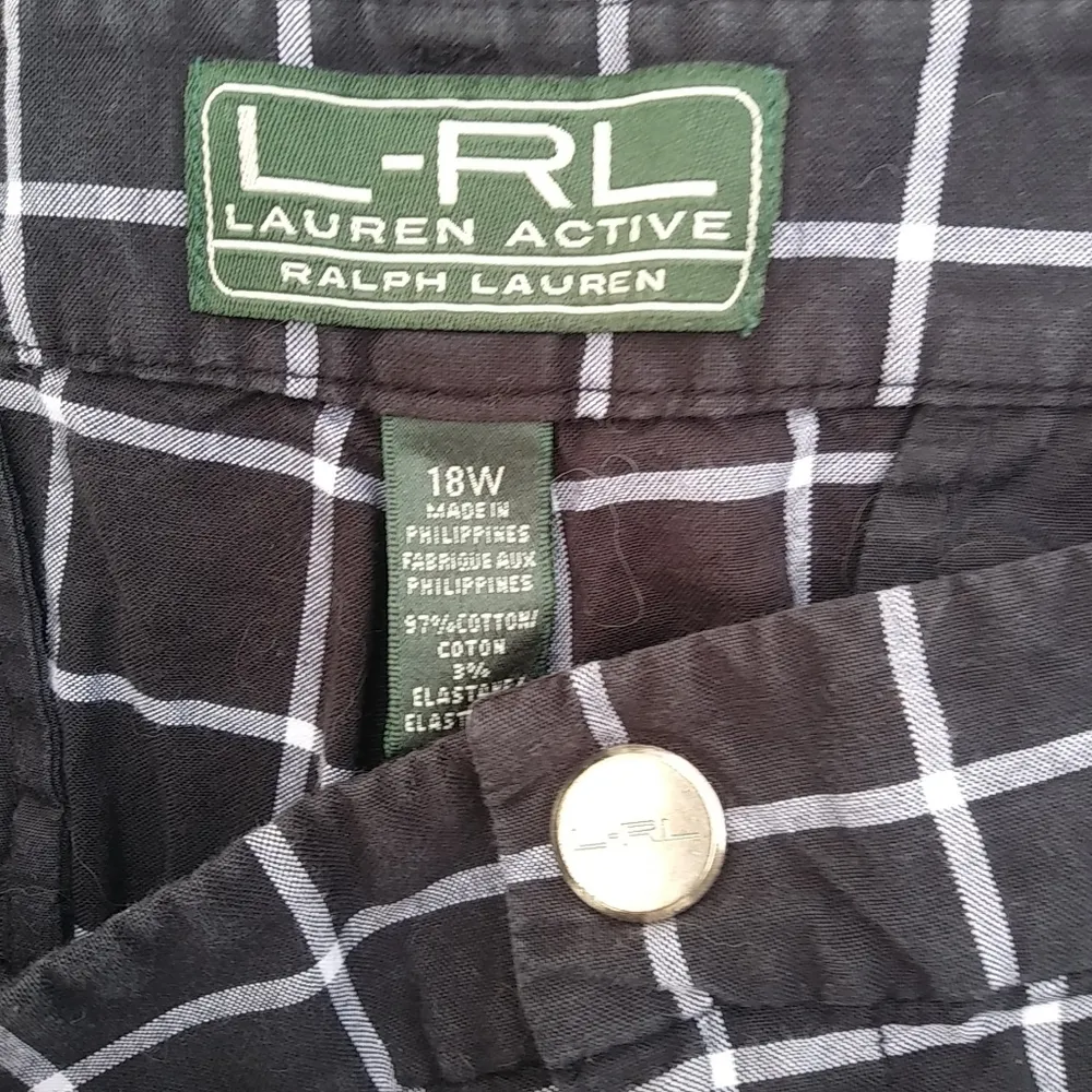 Ralph Lauren Active 18W Black Golf Shorts Plus - Image 4