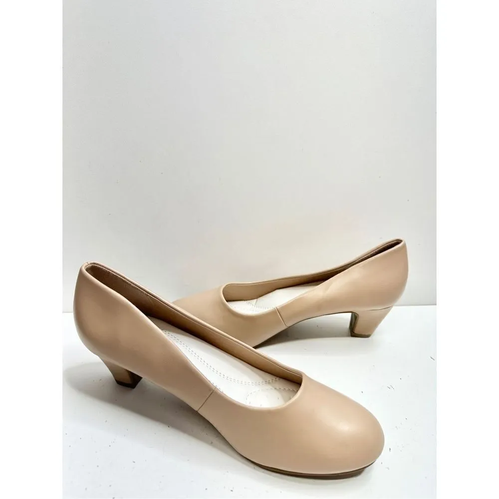 Journee Collection Pumps Womens 9.5 Luu Comfort‎ Insole Round Toe Low Block Heel - Image 7