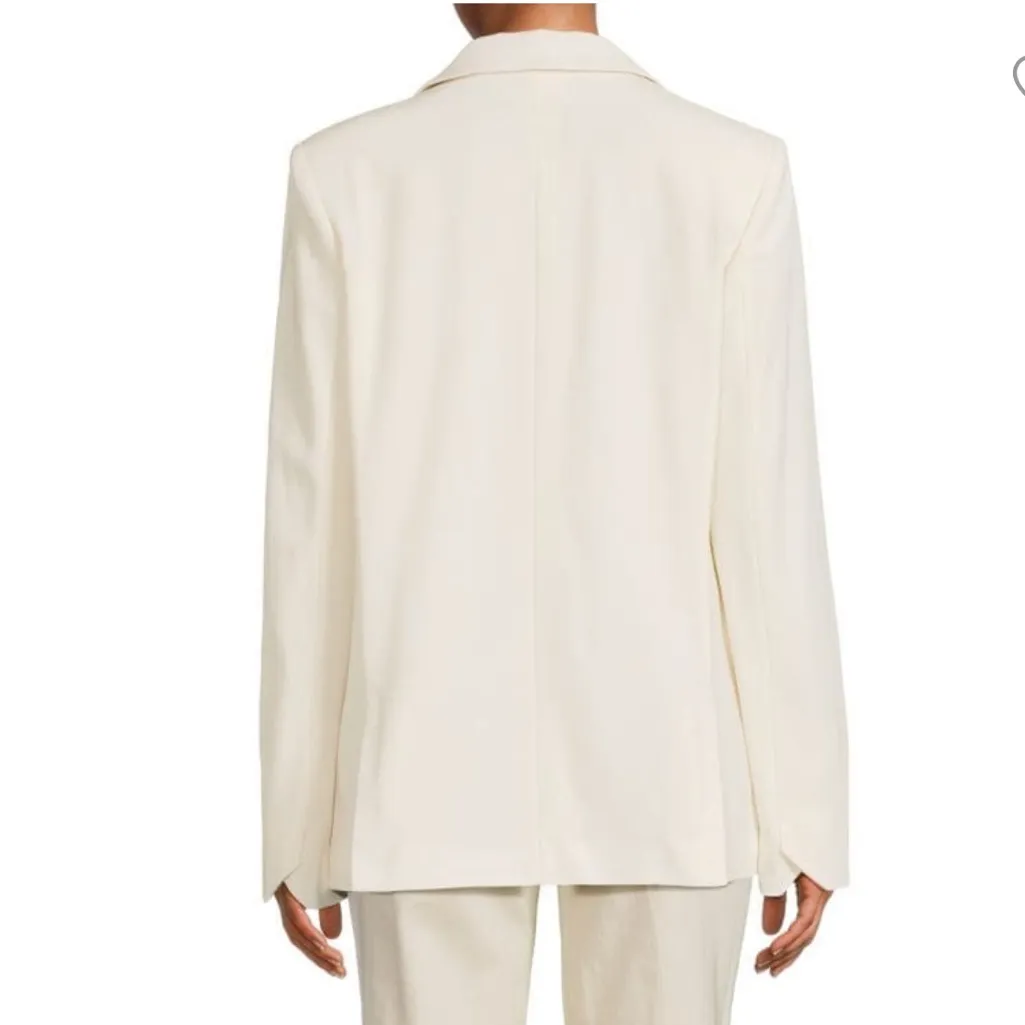 ZADIG & VOLTAIRE Ivory Voyage Crepe Solid Blazer Size 36‎ - Image 2