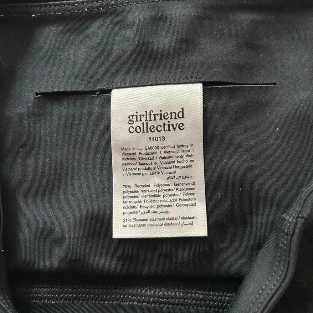 Girlfriend Collective Black High-Rise Compressive Bike Shorts Size Small | Susta - Image 3