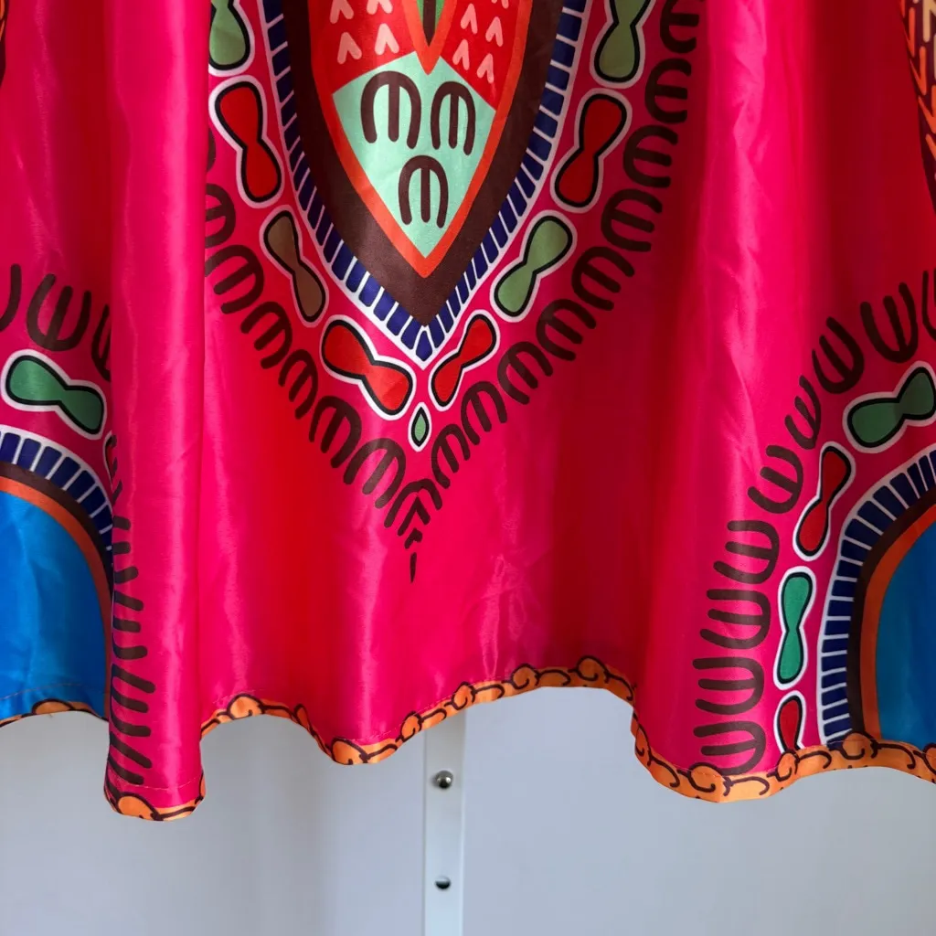 Boho fairy sz S pink high‎ waisted flare skirt Size M - Image 7