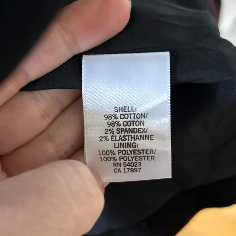 Banana Republic Black Velvet Ribbon Trim Fitted Blazer Holiday Cocktail Formal - Image 5