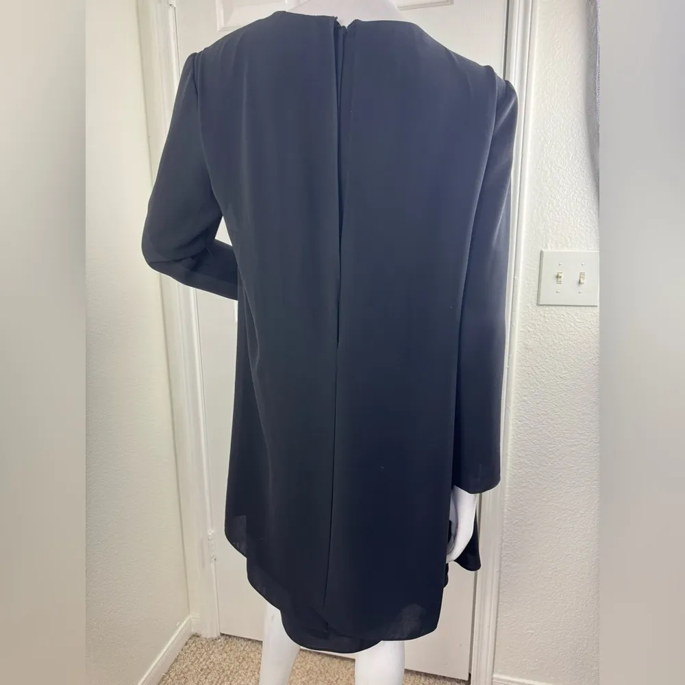 Patra Black Layered Classy Evening Dress 8 Patra Stenay Vintage. #370 - Image 8