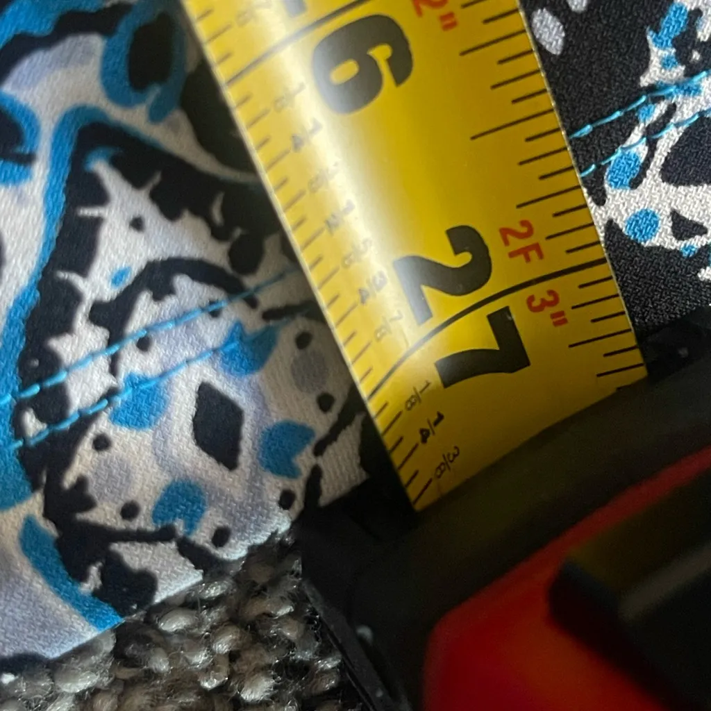 Dana Buchman Blue Black White Geometric Diamonds V-Neck Sleeveless Tank Top XL - Image 6