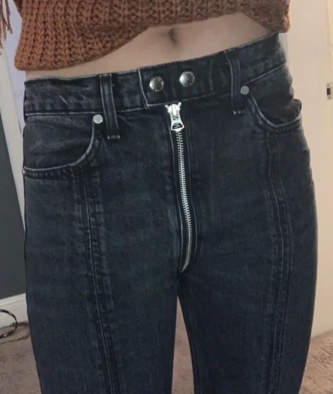 Rag and Bone Zipper Straight Jeans - Image 8