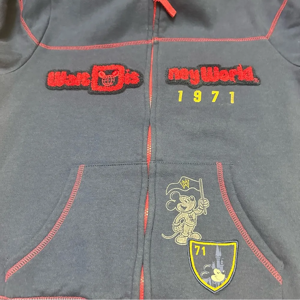 Disney Parks Mickey Mouse Vintage 1971 Jacket with Red Accents size L - Image 5