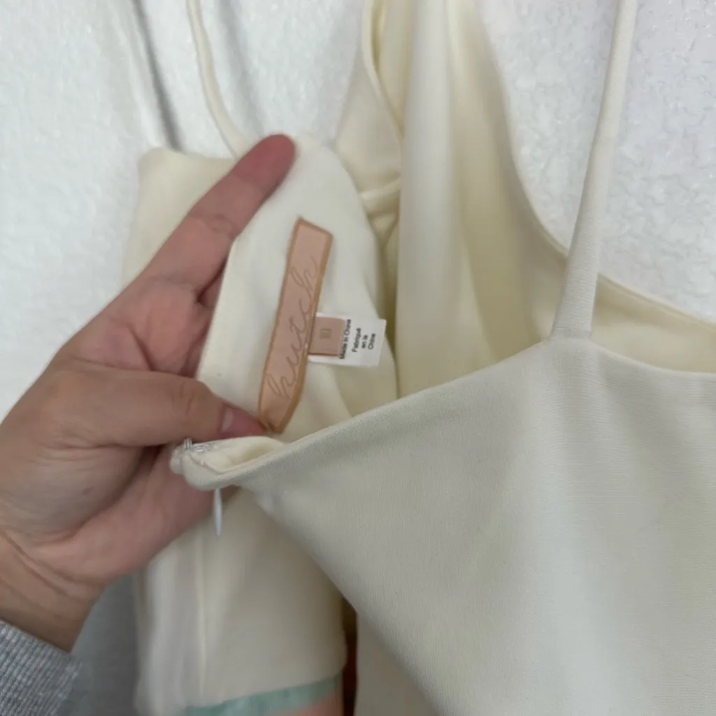 Anthropologie Hutch Kalyn Rainbow Striped Halter Mini Dress 10 - Image 6