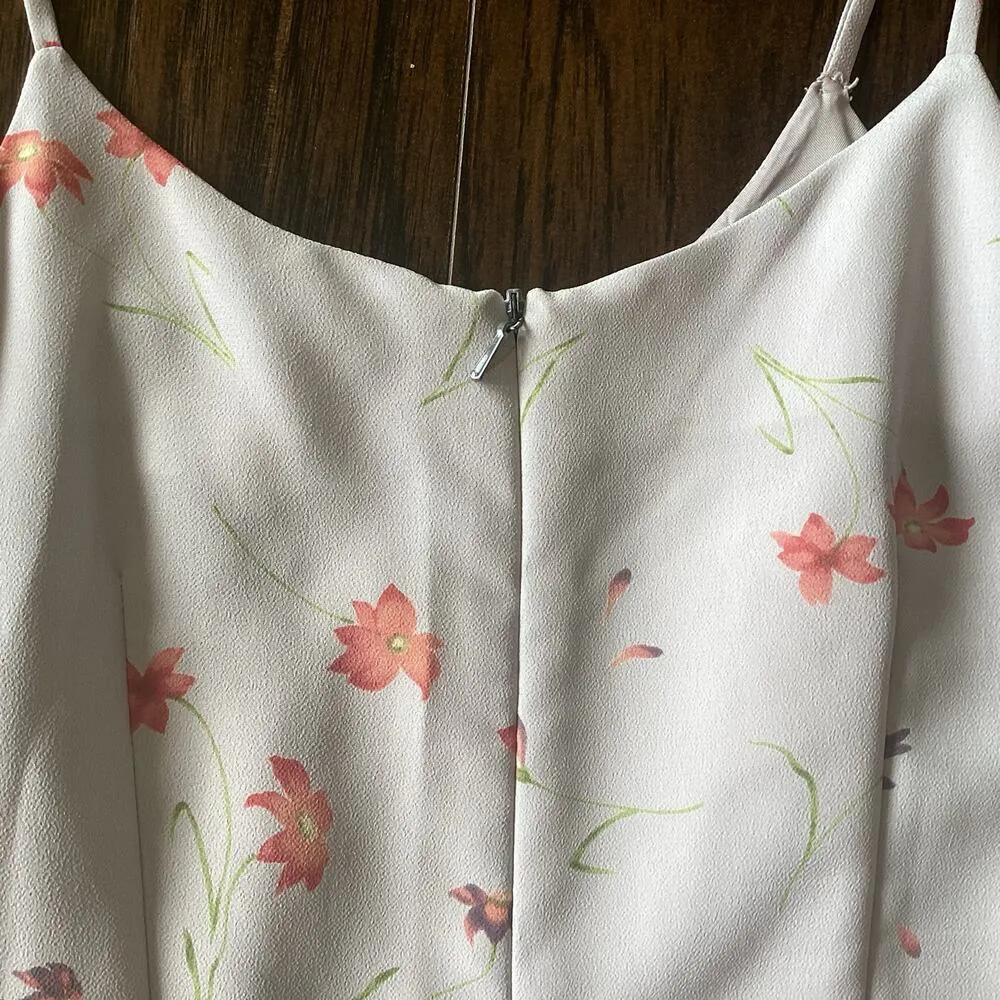 90s/Y2K Express Lavender Floral Romper - Image 6