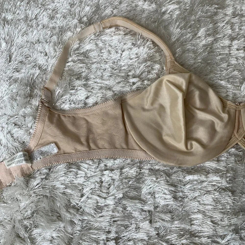 Wacoal 85567 Underwire Unlined Nude Bra Sz 34D - Image 6