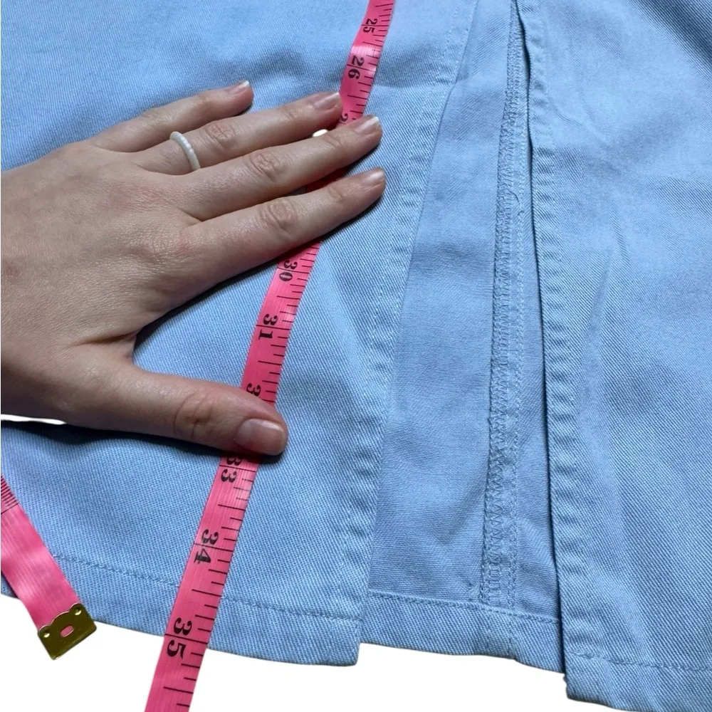 Vintage Cleo Petites Light Blue Maxi Skirt Size 8 - Image 4