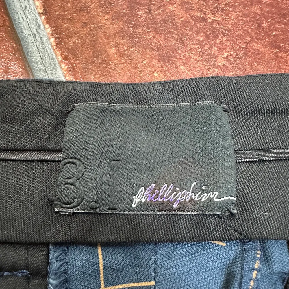 3.1 Phillip Lim Navy Window Pane Shorts Size 32 - Image 3