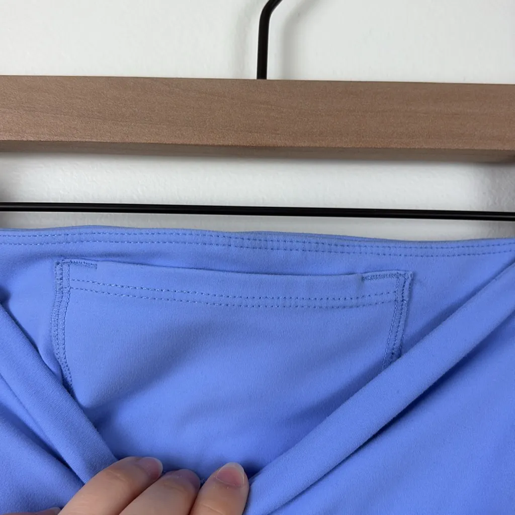 Free People Movement Hearts Aflutter Leggings Purple Ruffle High Waist Womens XS Blue - Image 6