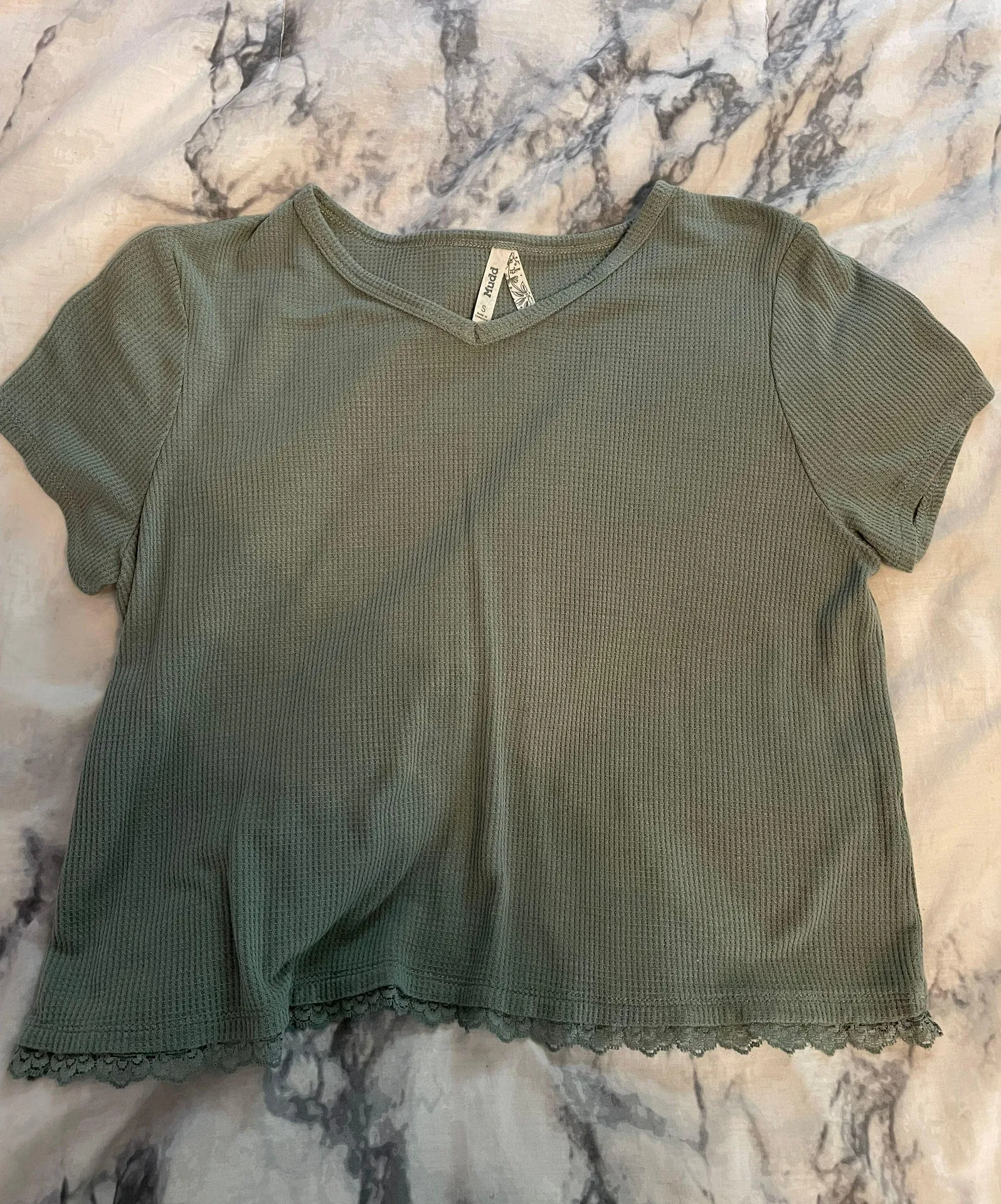 Mudd V Neck Tee - Image 2