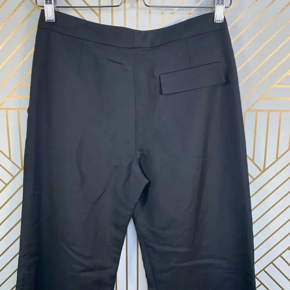 Balenciaga Black Pleat Front Wide Leg Dress‎ Pants - Image 7