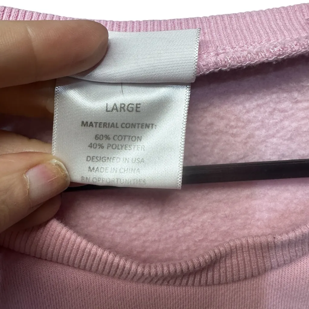 Pink Merry Swiftmas Sweatshirt Large Taylor Swift - Image 4