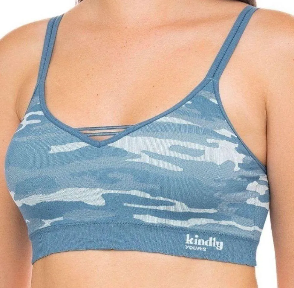 Kindly Yours Reef Blue camouflage caged v - Image 4