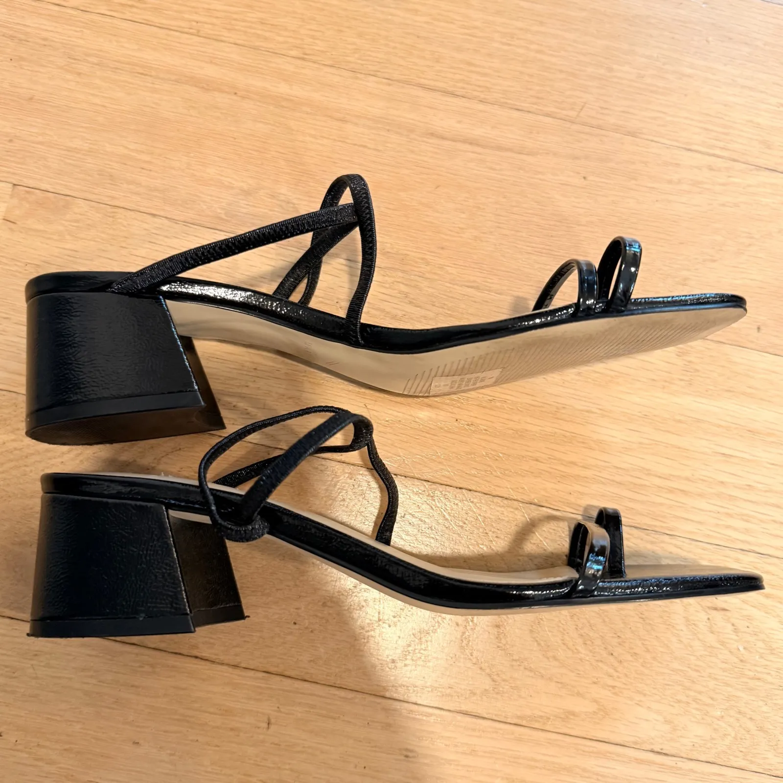 Marc Fisher LTD.
Women's Jadine Block Heel Slide Sandals 7M 2" heel like new Black Size 7 - Image 3