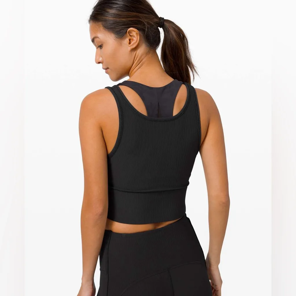 Lululemon Power Pivot Tank *Rib - Black - 12 - Image 4
