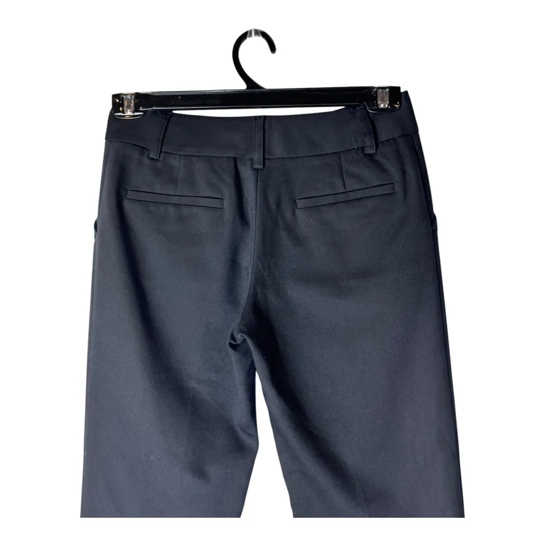 Alice + Olivia‎ Pants Women 2 Black Cropped Stacey Slim Trousers Preppy Career - Image 5