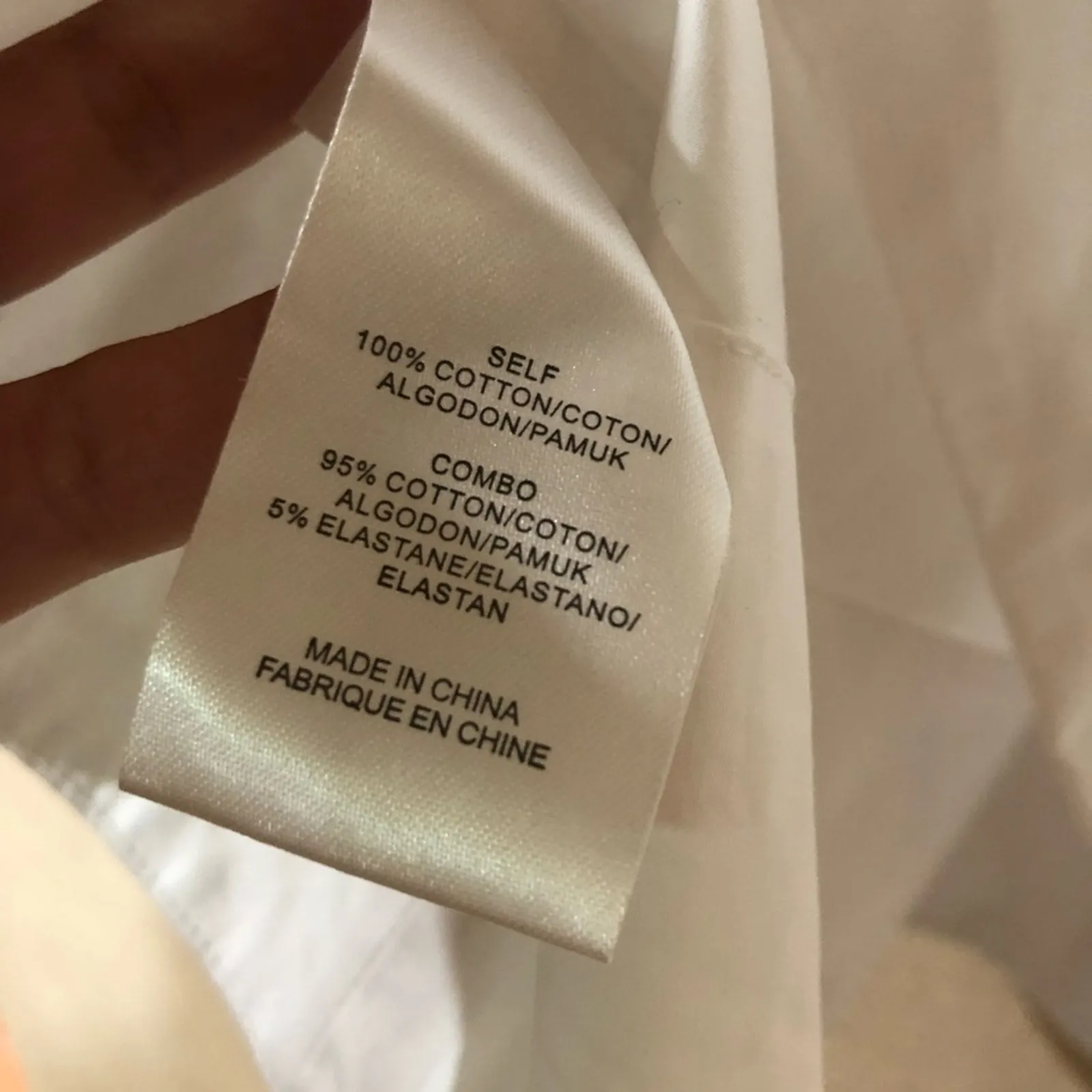 NWT Tibi white tech poplin popover with cutouts and snaps on back - Image 10