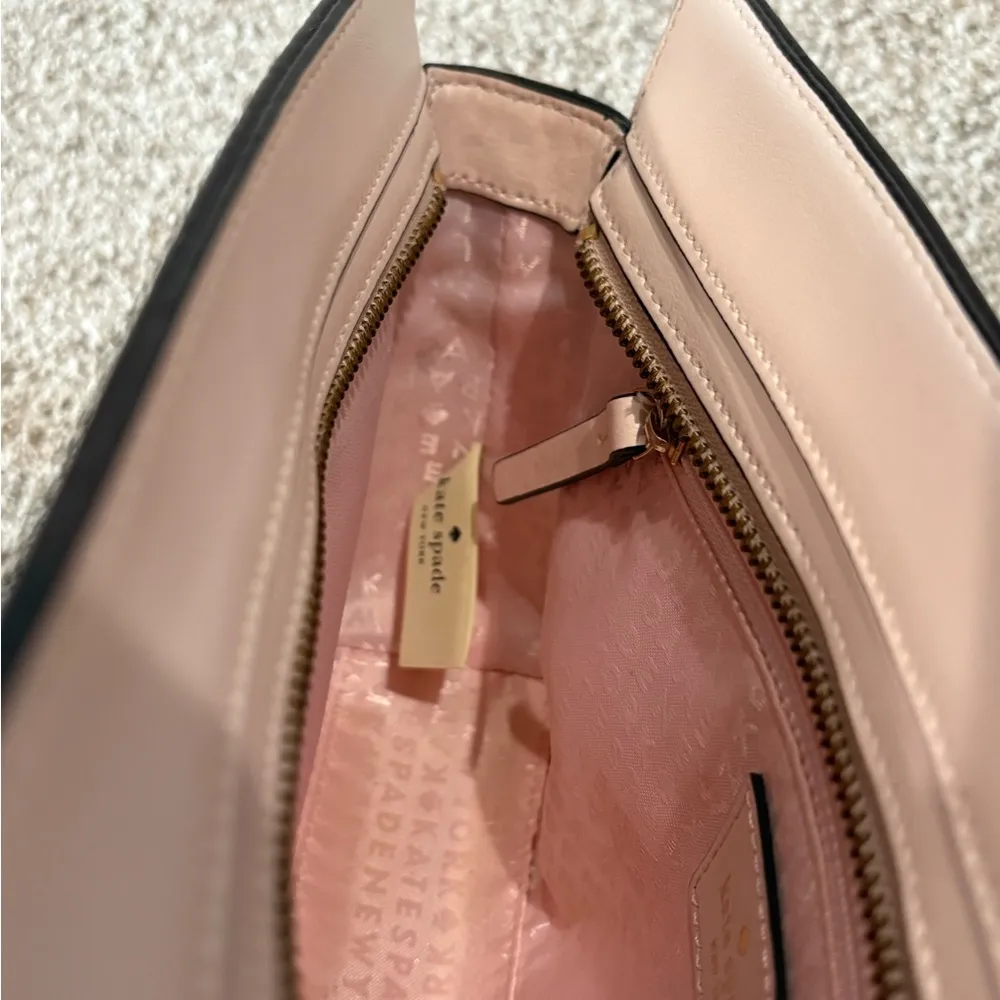 Kate Spade Light Pink Hancock Park Angelica Crossbody Purse - Image 4