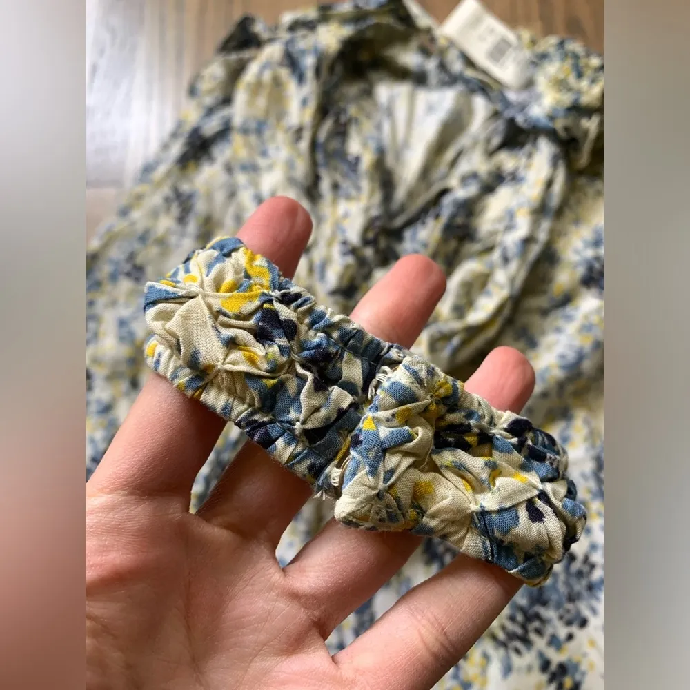 NWT Apiece apart 6 cream water flowers wassily wrap dress - Image 8