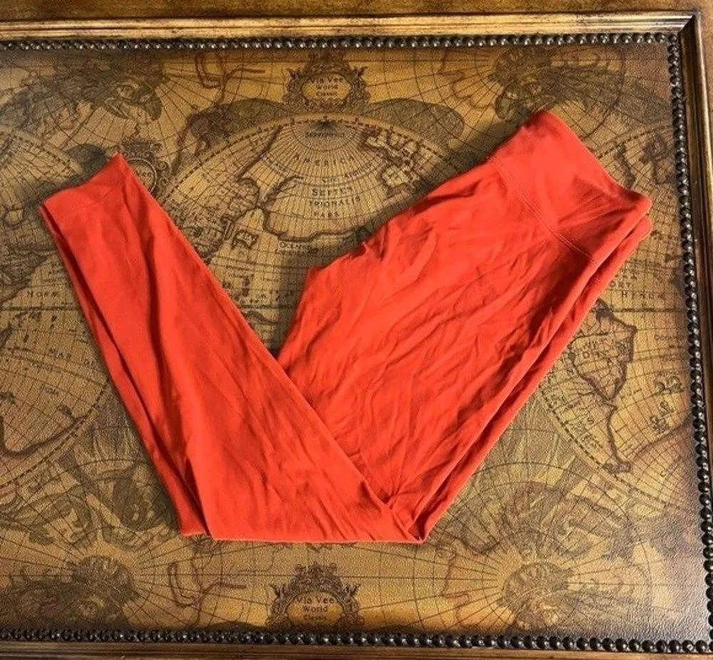 NWOT Koral Drive High Rise Blackout Activewear Gym Legging Rouge Red Orange sz S - Image 63