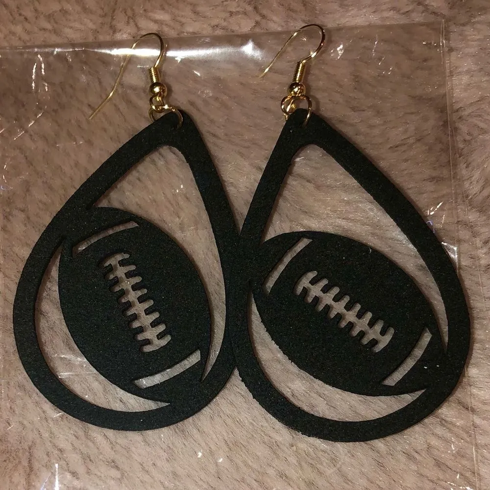 NWOT Football Earrings Lot 2 Pairs - Image 9