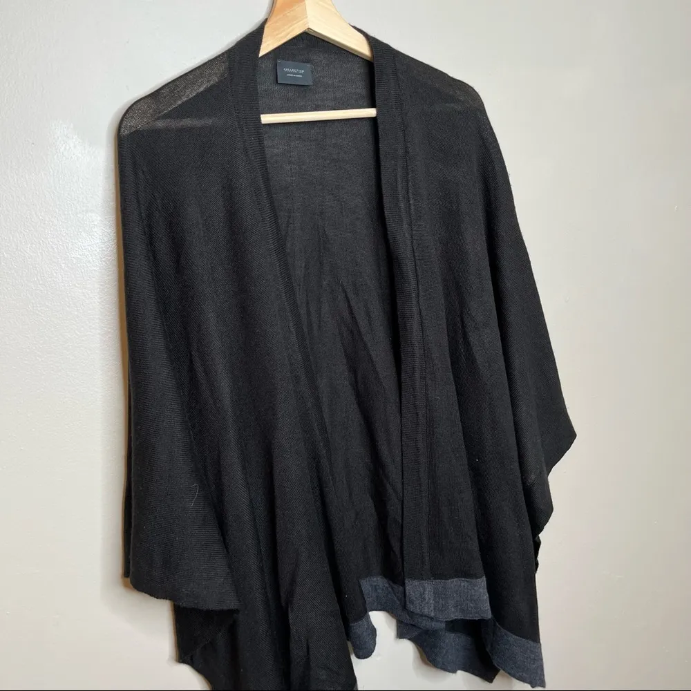 Bloomingdales Collection Fifty Nine Black Poncho Cardigan - Image 3