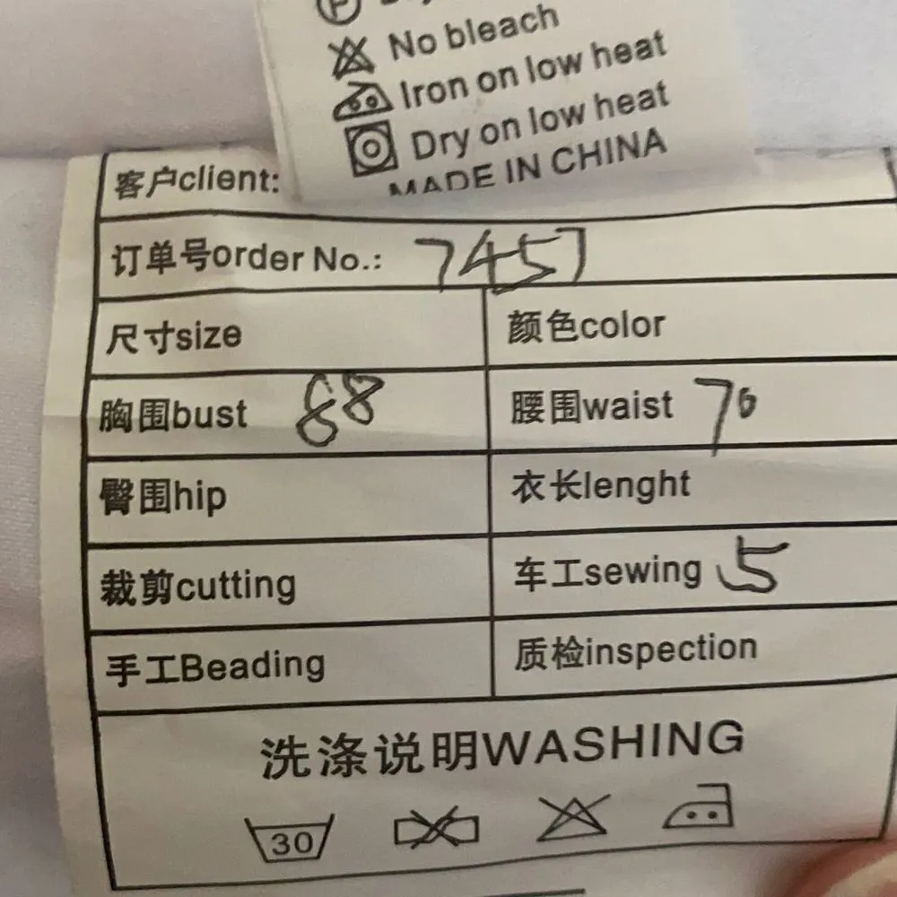 Women’s White and Silver Short Prom Party Dress Size S NWT - Image 8