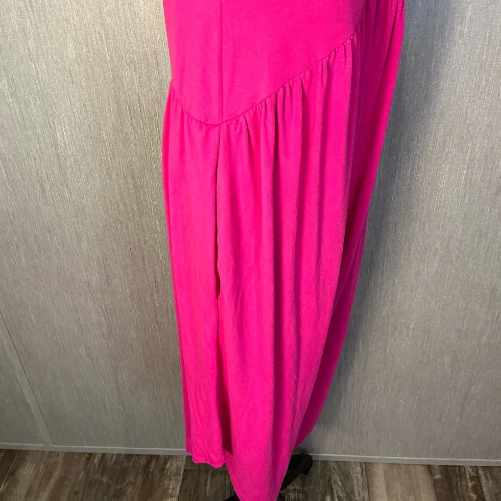 Eldridge Vibrant Pink Sleeveless Romper Size Small - Image 6