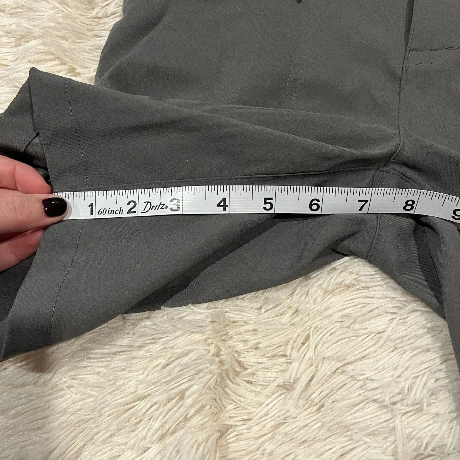 TOAD & CO. FLEXTIME WOMENS USA 2 BERMUDA GRAY STRETCH SHORTS - Image 5