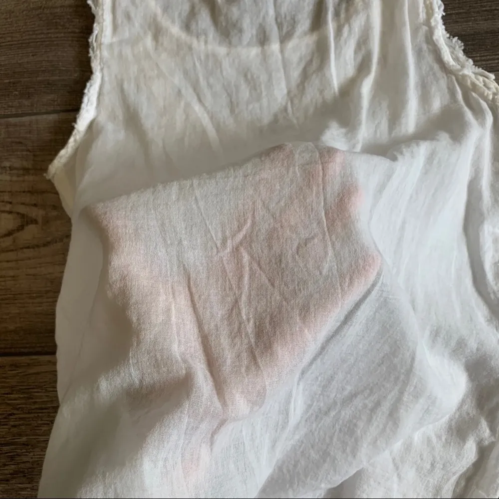 White embroidered blouse from Mexico - Image 8