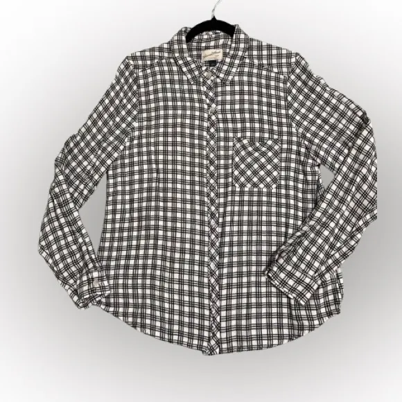 Universal Thread Black and White  Top Sz L - Image 2