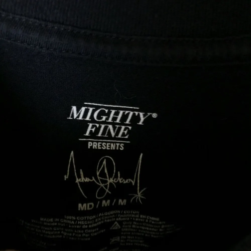 Michael Jackson T Shirt Black Medium M King Of Pop American Singer Graphic - Image 4