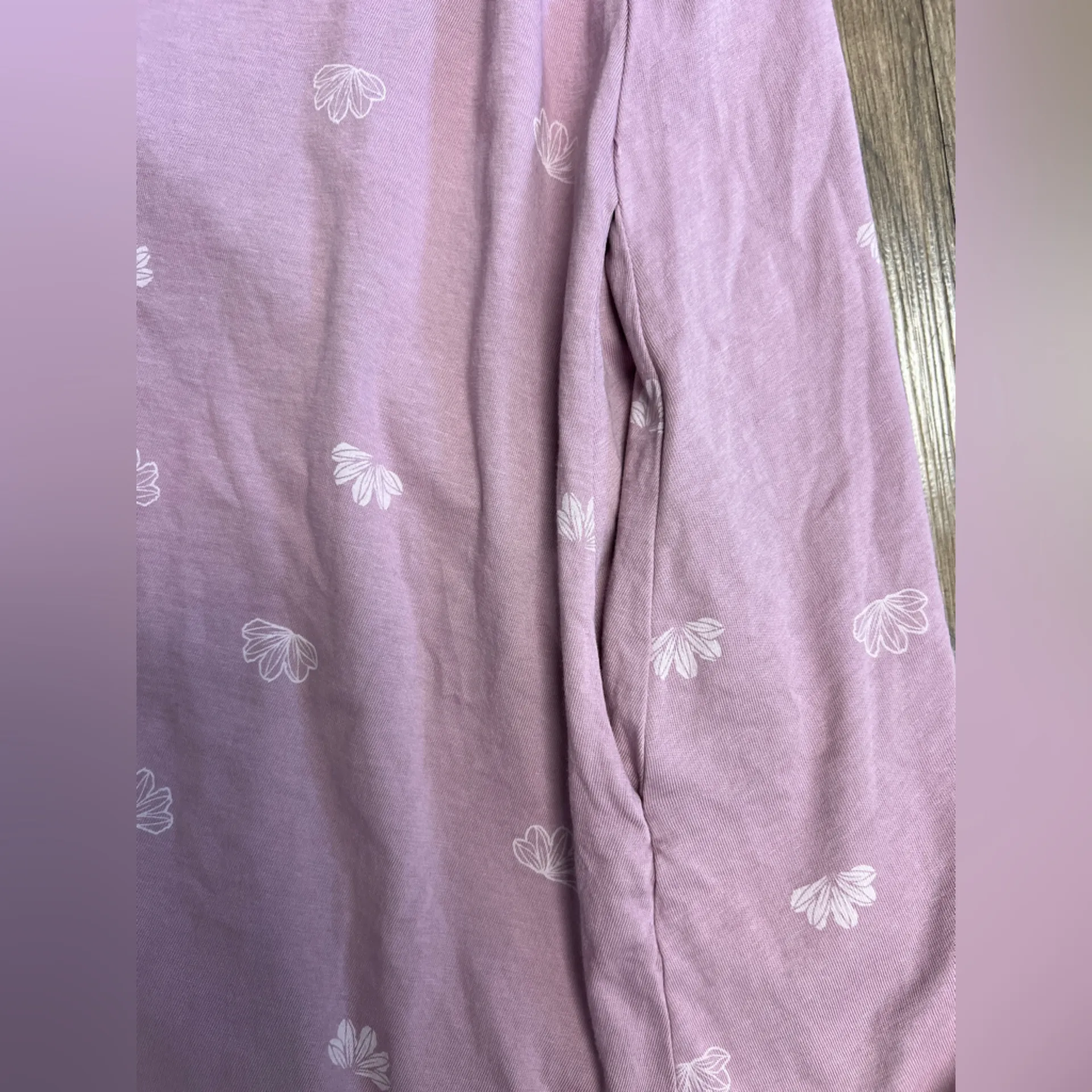 Laha’ole Lahaole Lani Naupaka Mauve Lavender Tee Shirt Dress Flower Hawaiian Size XS - Image 6