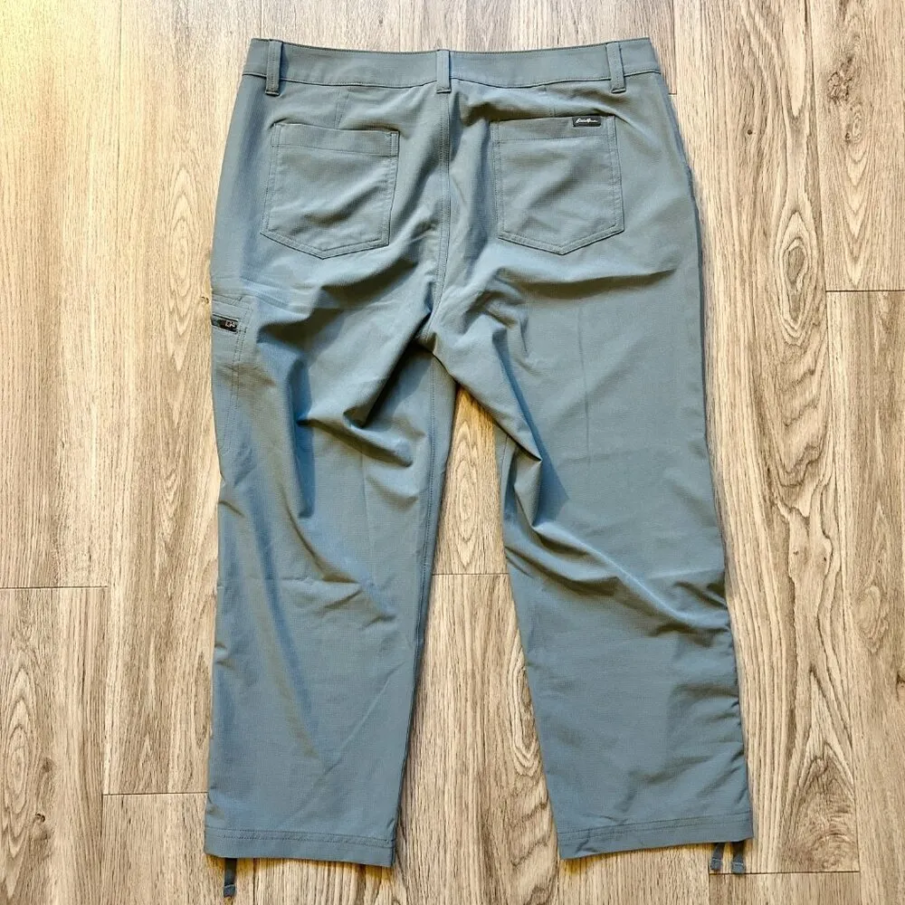 Eddie Bauer Women's Outdoor Hiking Capris Pants in Graphite Size 10 - Image 10