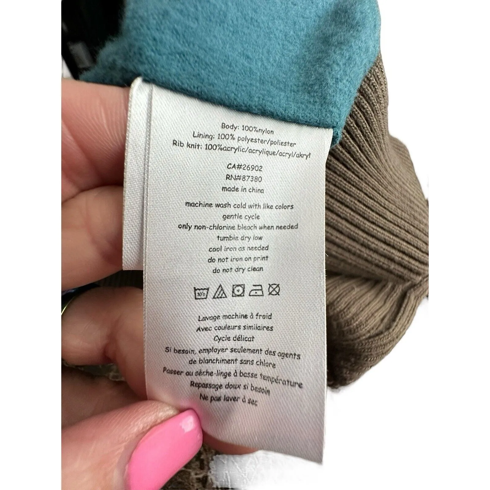 B By Burton Nylon Jacket Womens Size M Lined‎ Full Zip Heavy Comfort Brown #X4-5 - Image 10