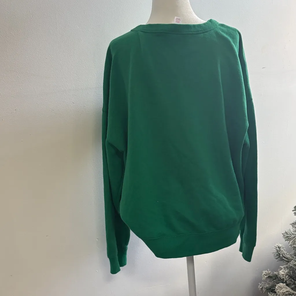 Target Forest Green Crew Neck Sweater - Image 4