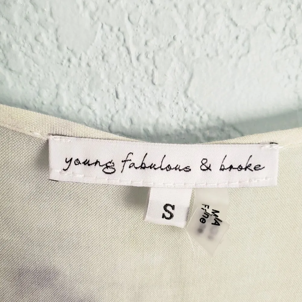 Young Fabulous & Broke Long Sleeve Pastel Tie Dye Maxi Dress - Image 7