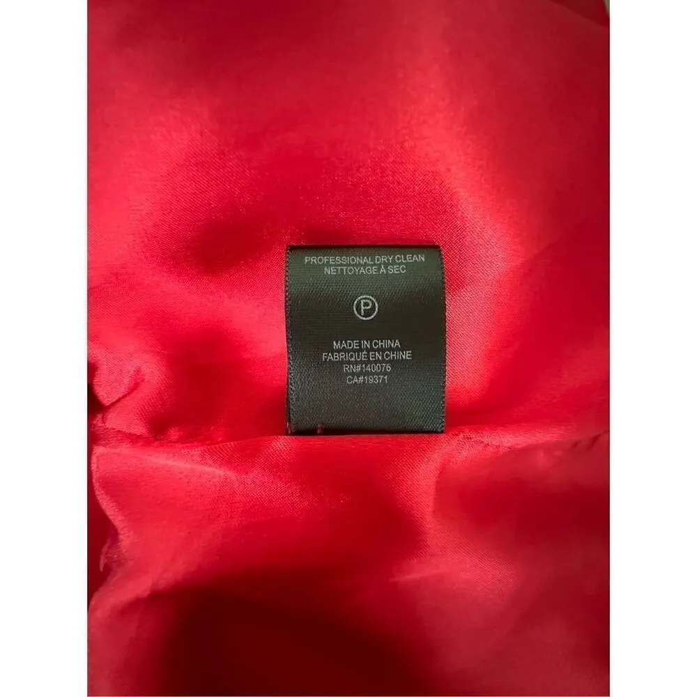 Generation Love Arielle Crepe Blazer in Red Size XXL - Image 9