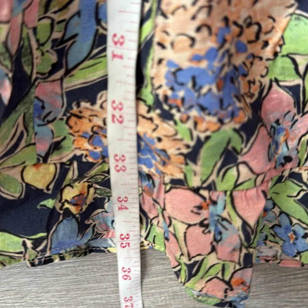 NEW current air flutter sleeves FLORAL TIERED DRESS Medium - Image 13