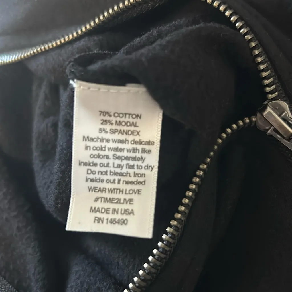 Electric & Rose Steely Jumpsuit Onesie Black Medium NWT - Image 6