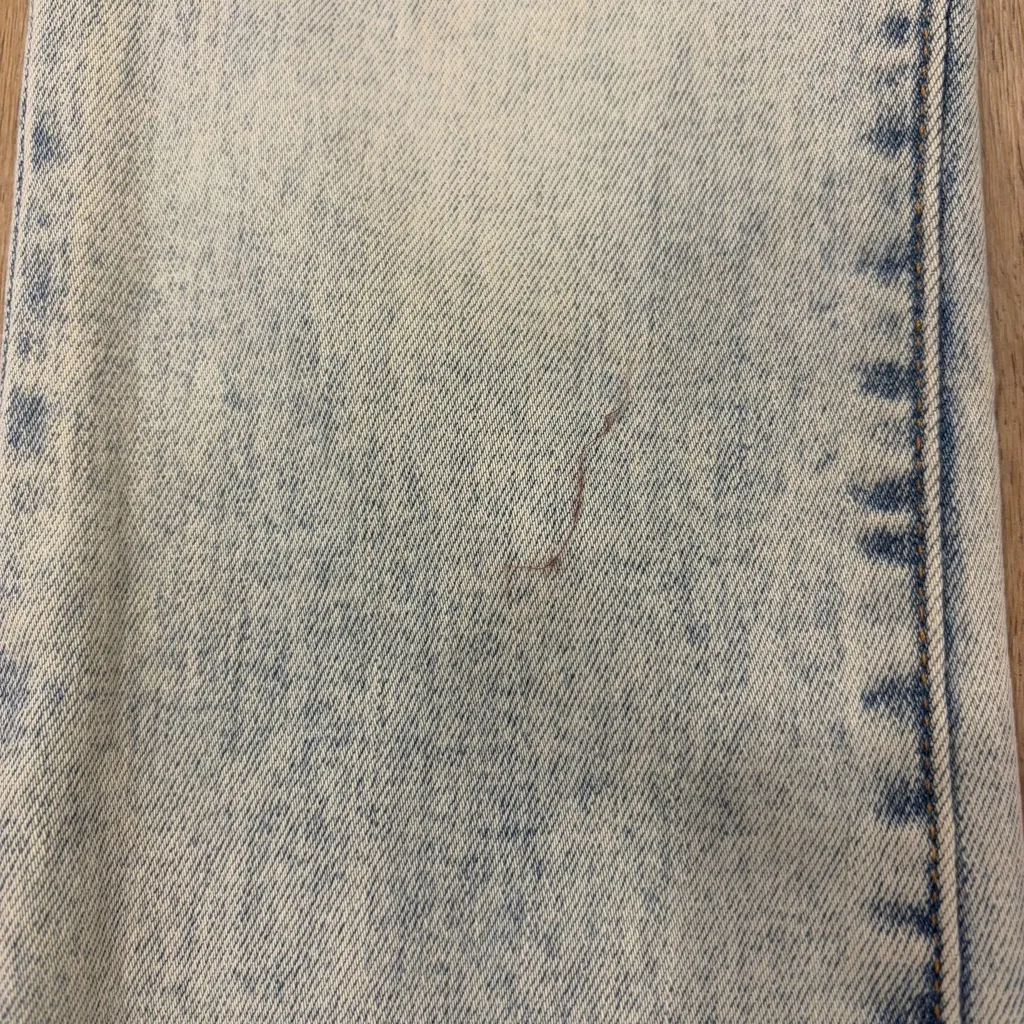 🌟ALICE + OLIVIA🌟 GOOD CROPPED LEATHER TIE WAIST HIGH RISE SLIM JEANS SZ 26 - Image 8