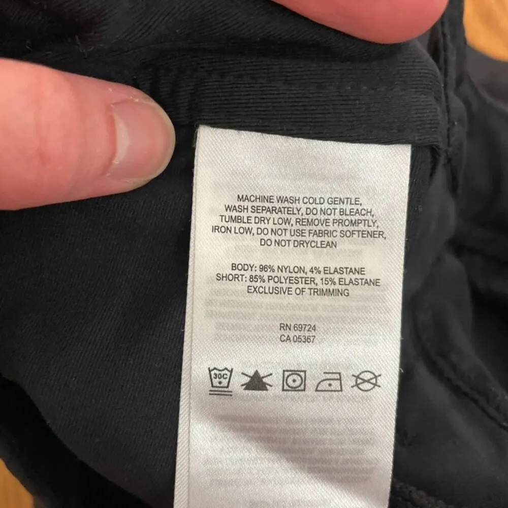 COLUMBIA Sonora Pass Skort Black Zip Fly Drawstring Waist Activewear Athletic 2 - Image 9