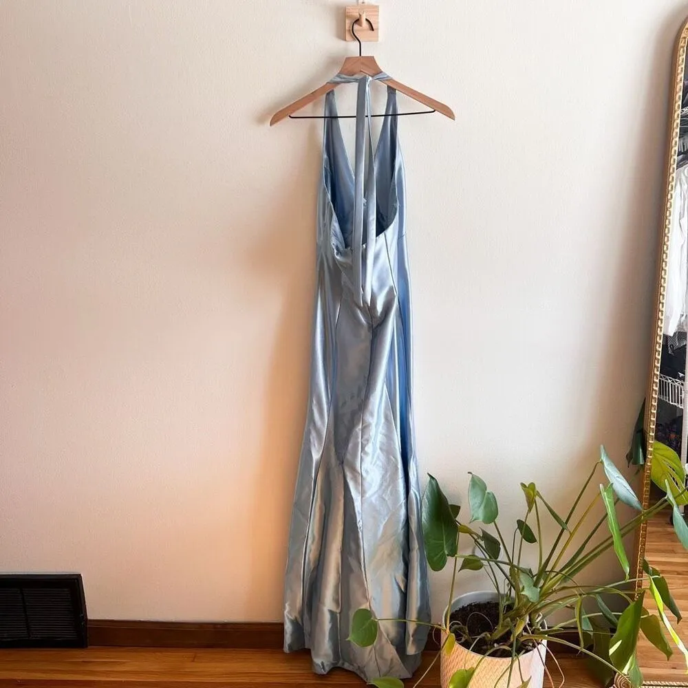 Vintage Jessica McClintock x Gunne Sax Satin Gown Size 5/6 - Image 6