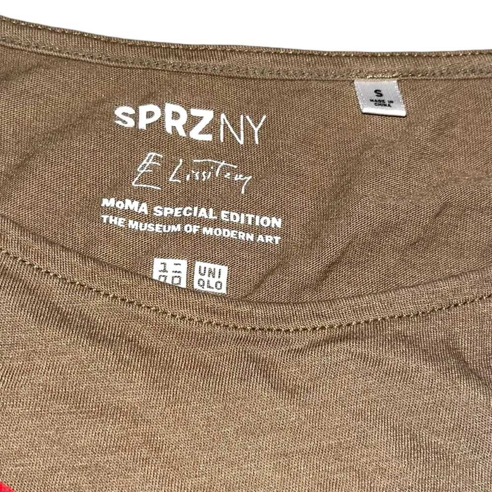 Uniqlo sprzny Lissitzsky boxy muscle tee хорошо 25 1917 tee size small - Image 2