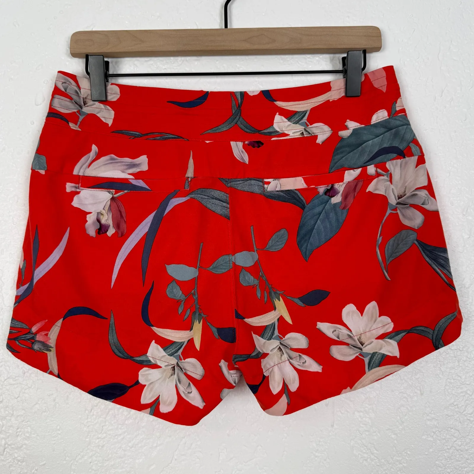Athleta Hudson Boardshort 3" Floral Swim Shorts Tropical Size 4 - Image 2