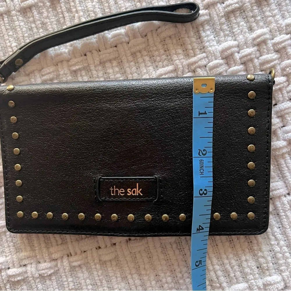 The Sak wristlet/wallet black leather bifold 7.1/4”x 4”NWOT - Image 5