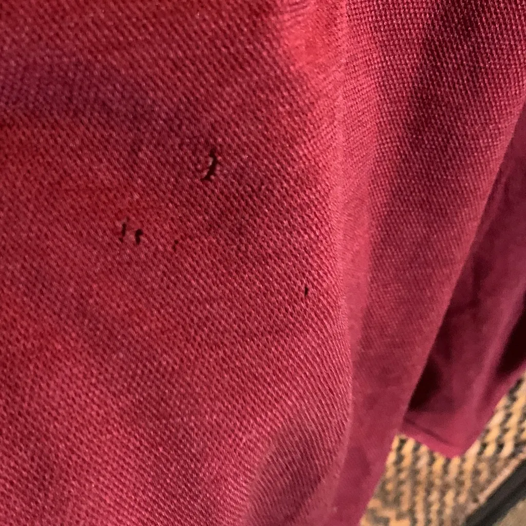 Vintage 80’s Eric Clapton Young Stars Burgundy Mesh Tank Top Size S/M Red Size M - Image 6